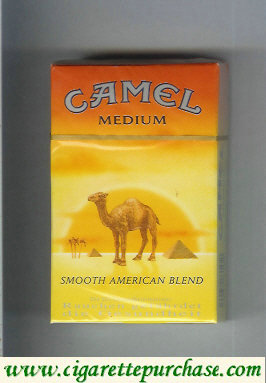 Camel with sun Smooth American Blend Medium cigarettes hard box